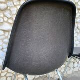 4 DSX chairs, fiberglass, Charles & Ray Eames for Herman Miller 1980