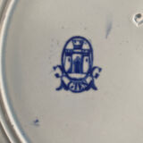 Pair of antique Gien plates