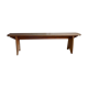 Massive late 1960s teak bench