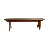 Massive late 1960s teak bench
