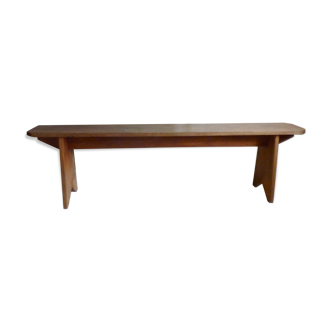 Massive late 1960s teak bench