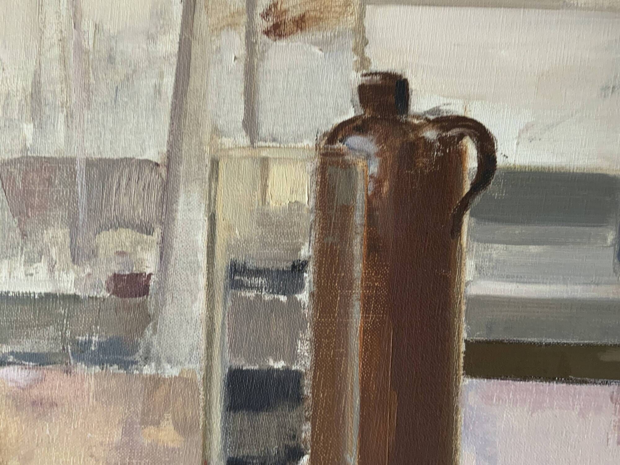 Vintage Oil On Canvas Still Life by G.A. Johansson (1912-1998)