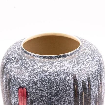 Large ceramic vase Scheurich abstract decor - 1960s