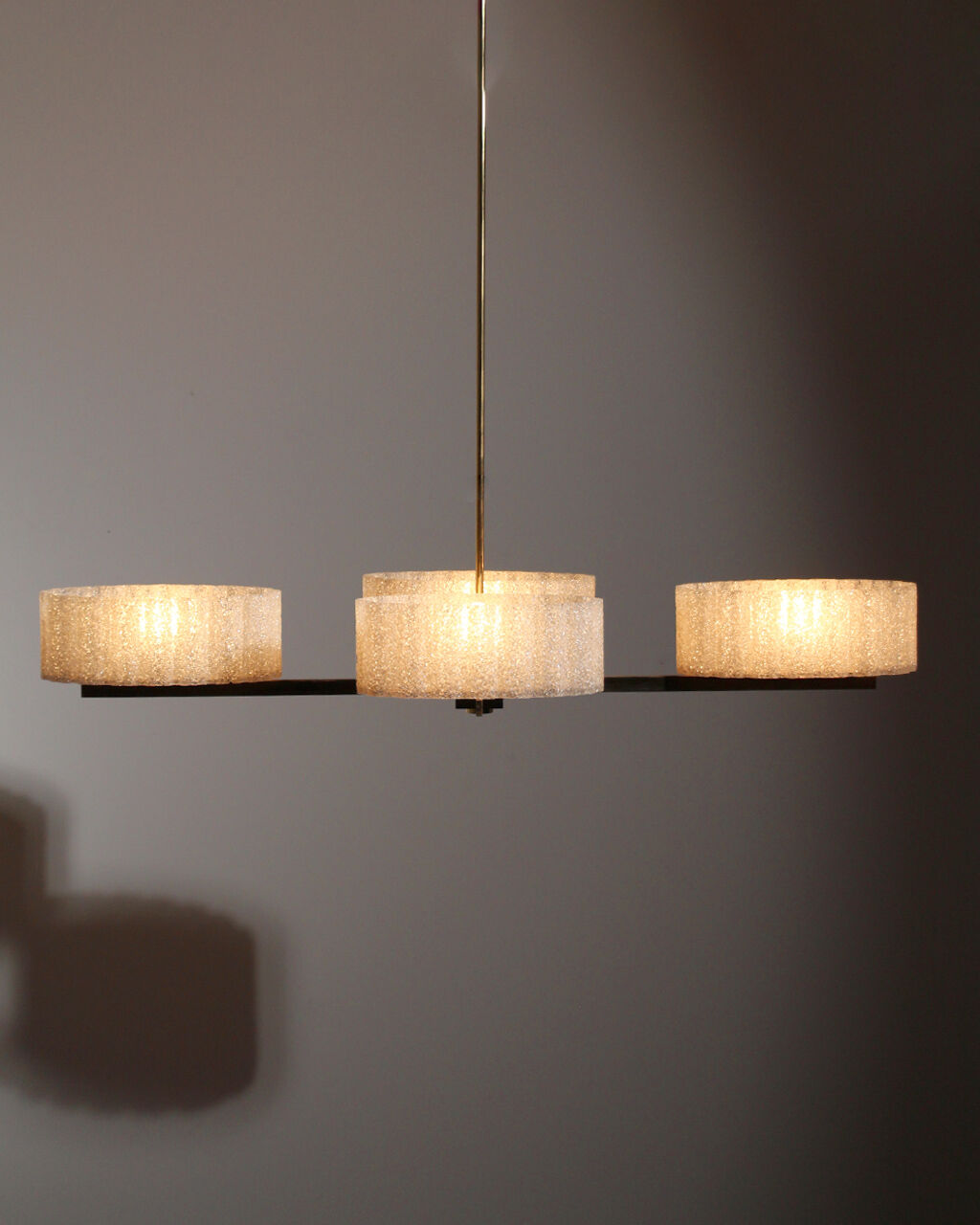 Pendant chandelier 1960 Arlus