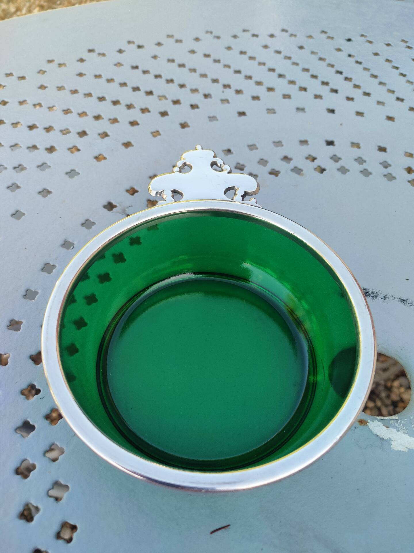 Vintage tasting cup spittoon