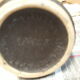 Ceramic vase west germany fat lava