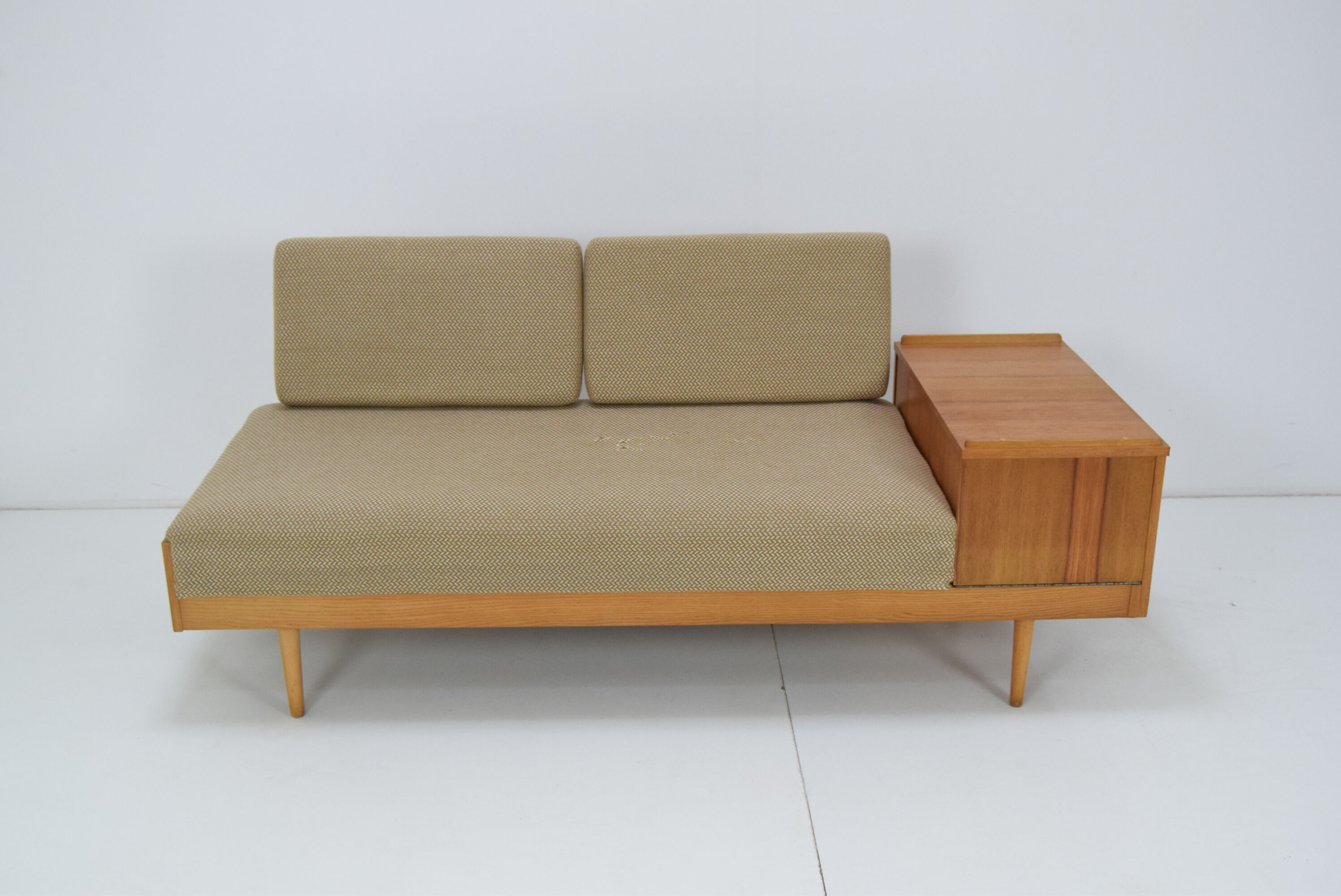 Mid-century Sofa or Daybed by Drevotvar/1970's.