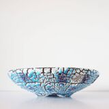 Large ceramic dish Fat lava Vallauris