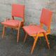 Pair of chairs by Maurice Pré, 1950