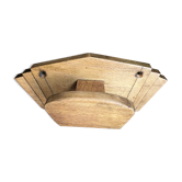 Wooden art deco patère