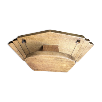 Wooden art deco patère