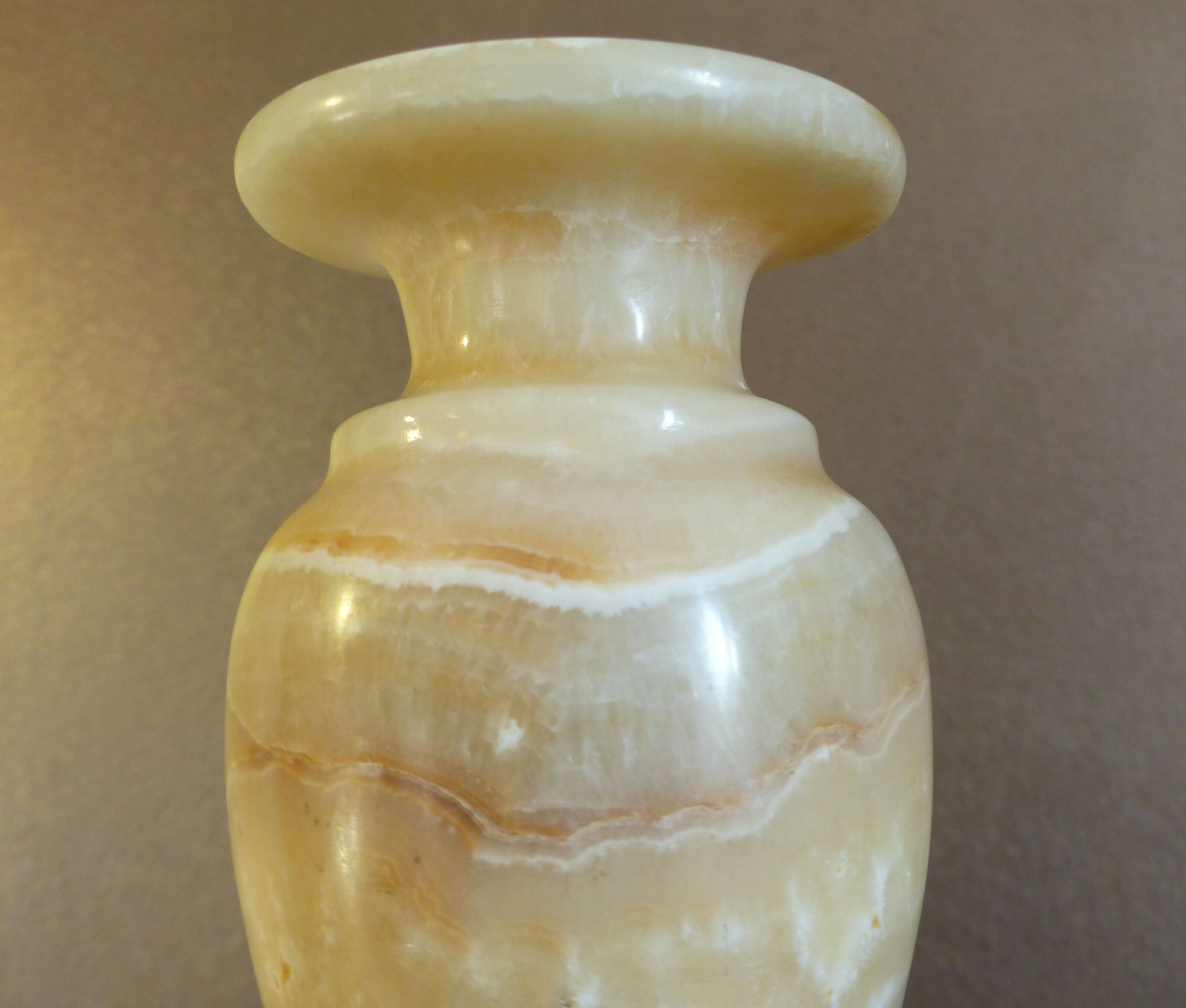 White marble vase