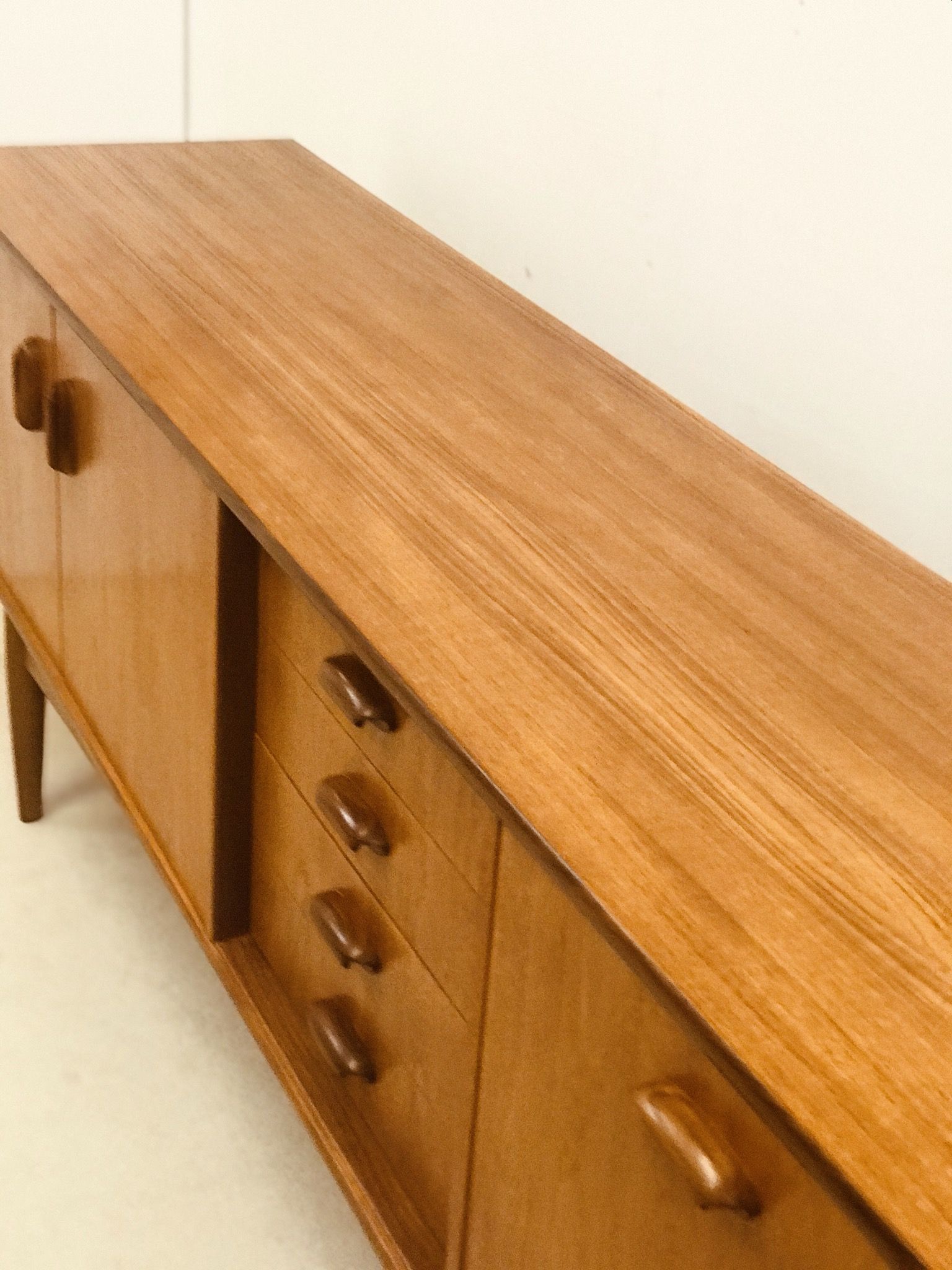Brasilia teak sideboard designed by  Victor Wilkins for G-plan