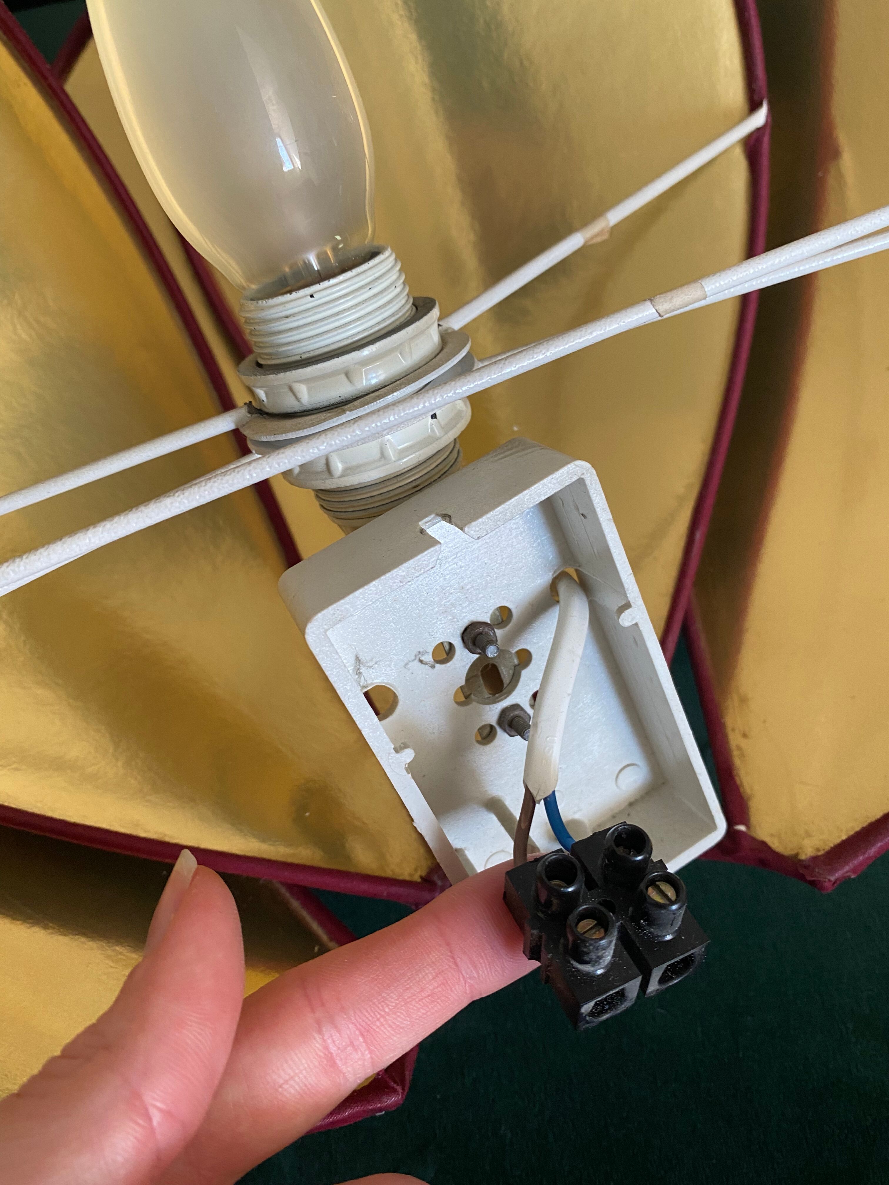 Lotus flower sconces