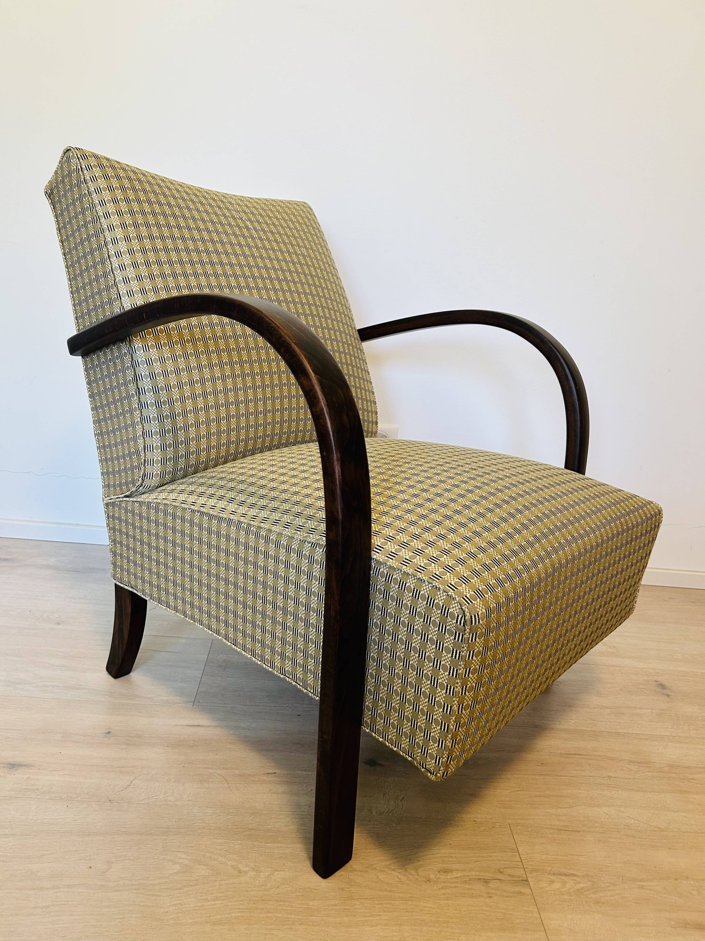 Fully Restored Thonet Lounge Armchair 1950's