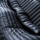 Canapé Sandra en Cuir Noir par Annie Hieronimus pour Ligne Roset, 1973, Set de 6