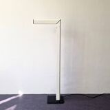 L-shaped metal floor lamp, 1970's/1980's