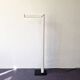 L-shaped metal floor lamp, 1970's/1980's