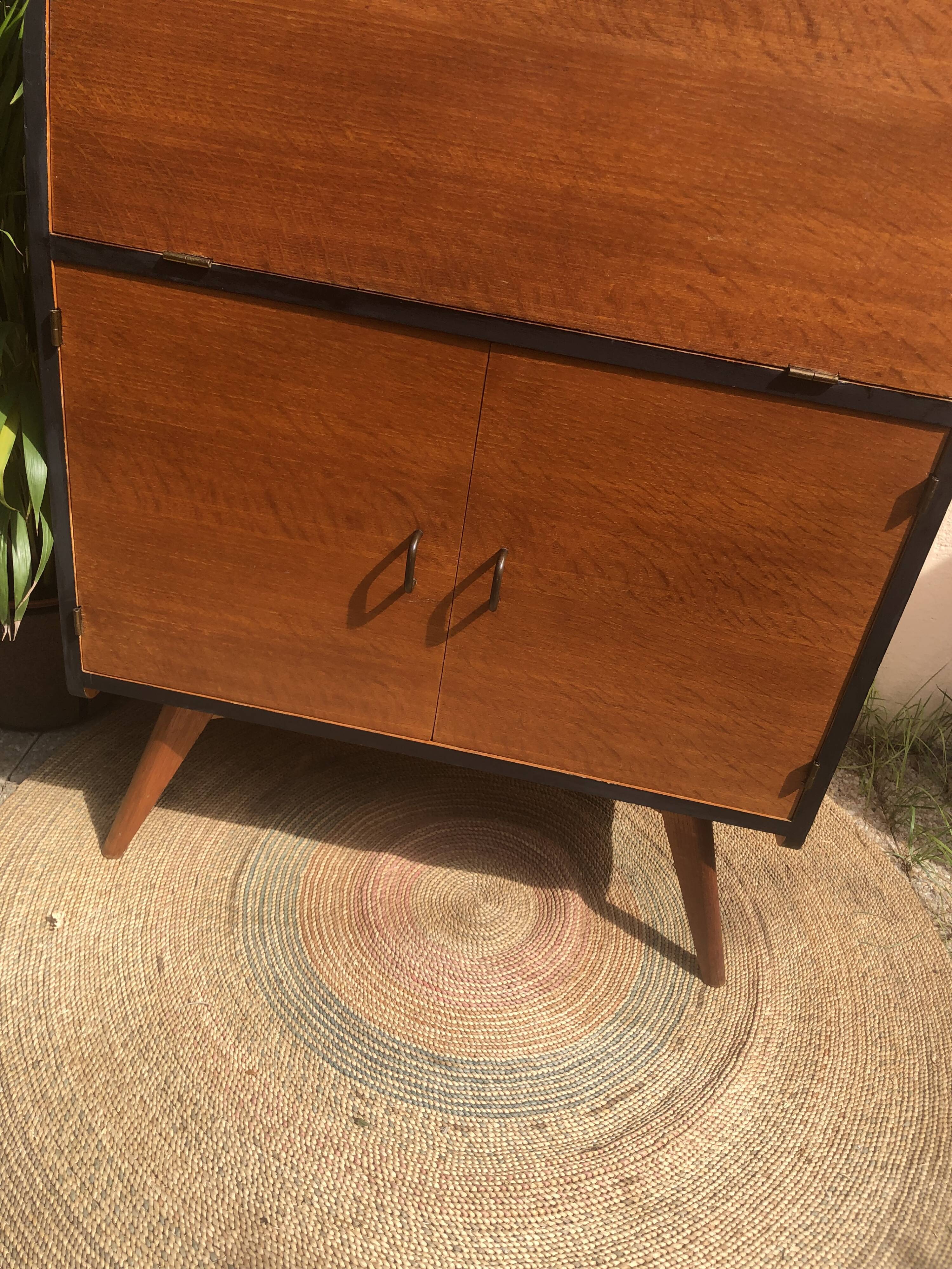 Scandinavian secretary compass feet