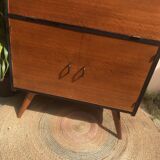 Scandinavian secretary compass feet