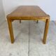 Scandinavian modernist brutalist pine rectangular dining table, 1960s