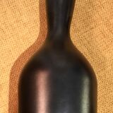 Vase luc Vallauris in white and black ceramic