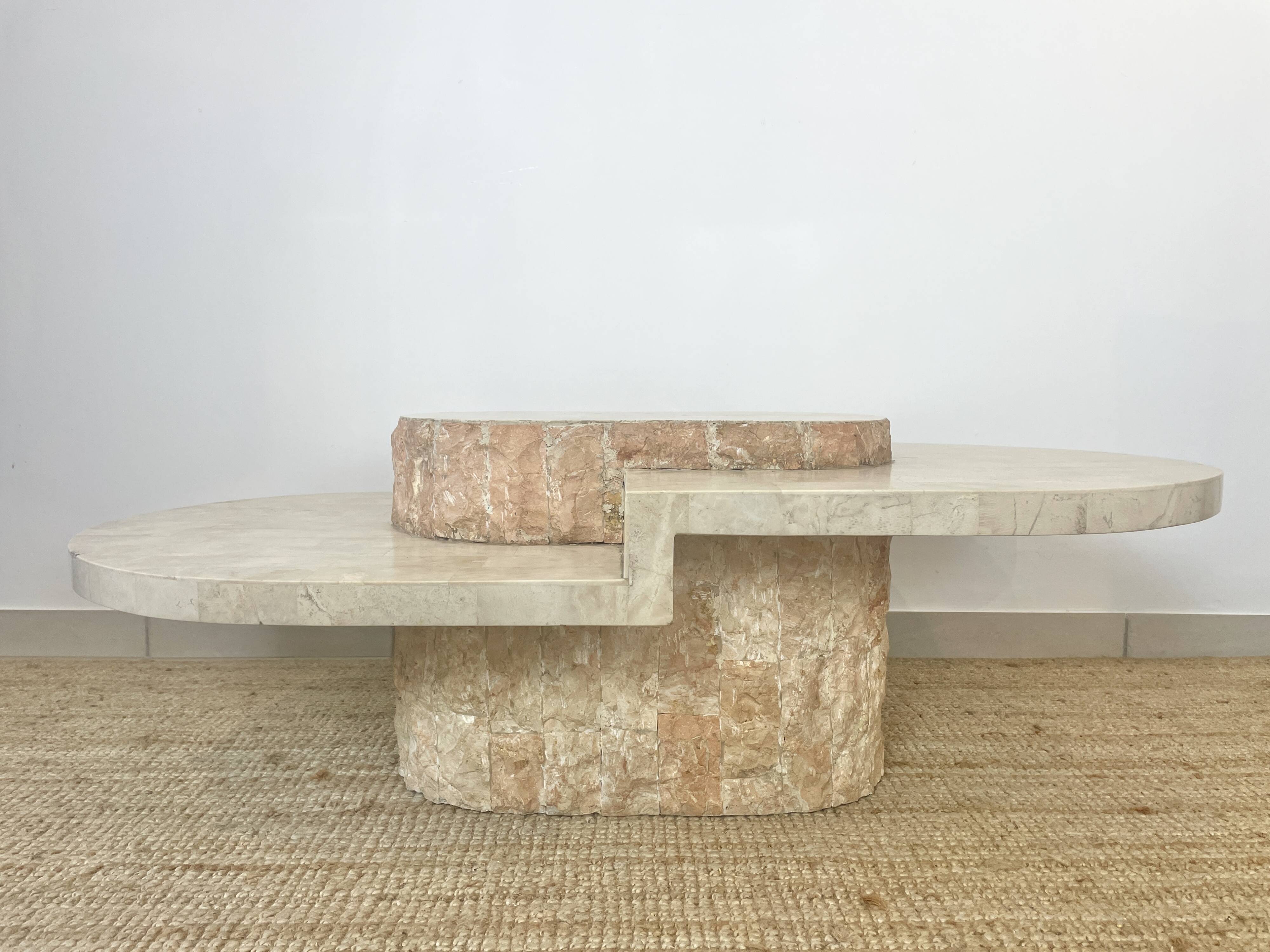 Magnussen Ponte Travertine Coffee Table