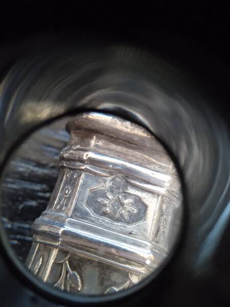 Silver cutting service Minerva Louis XVI hallmark