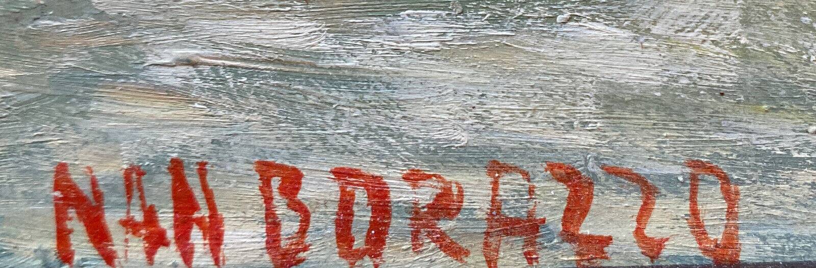 Table HSP Nan Borazzo (born 1905-?) ec. Italian Port Marine + frame