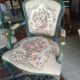 Lot de 2 fauteuils cabriolets de Style Louis XV, rénovés.