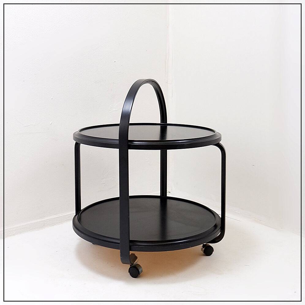 Mid-century blackened ash drinks cabinet - 20th century