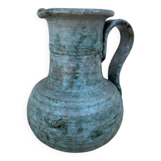 Small water green ceramic pitcher