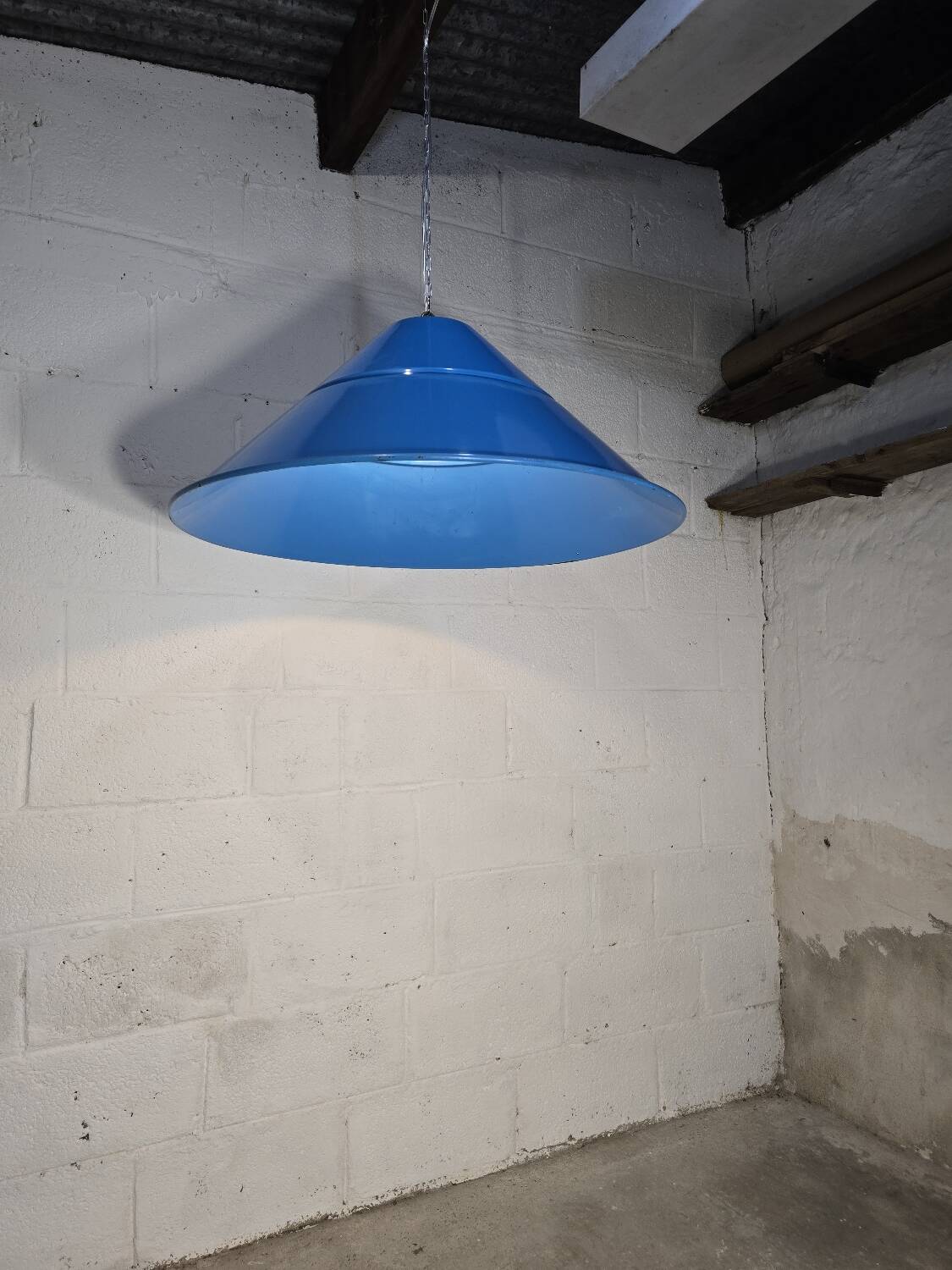 Industrial pendant light, 1950, Bekaert, Germany