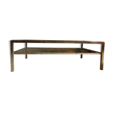 Brass and glass table