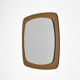 Square smoked glass mirror, Italy, 1970