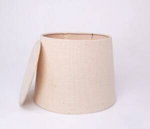 Nils Kähler blue earthenware table lamp, 1960s