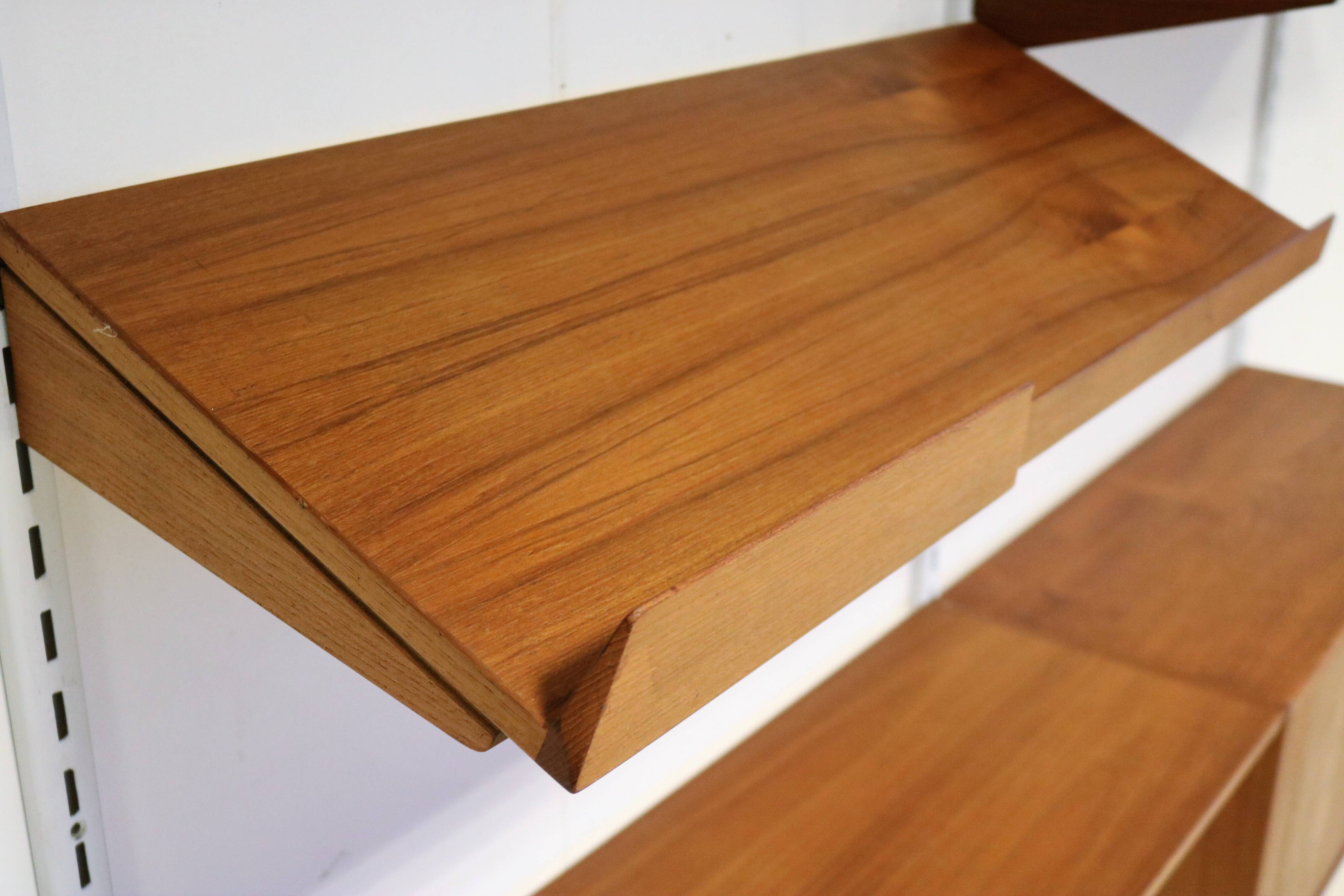 Vintage teak wall unit by Kai Kristiansen