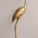 Brass heron on base