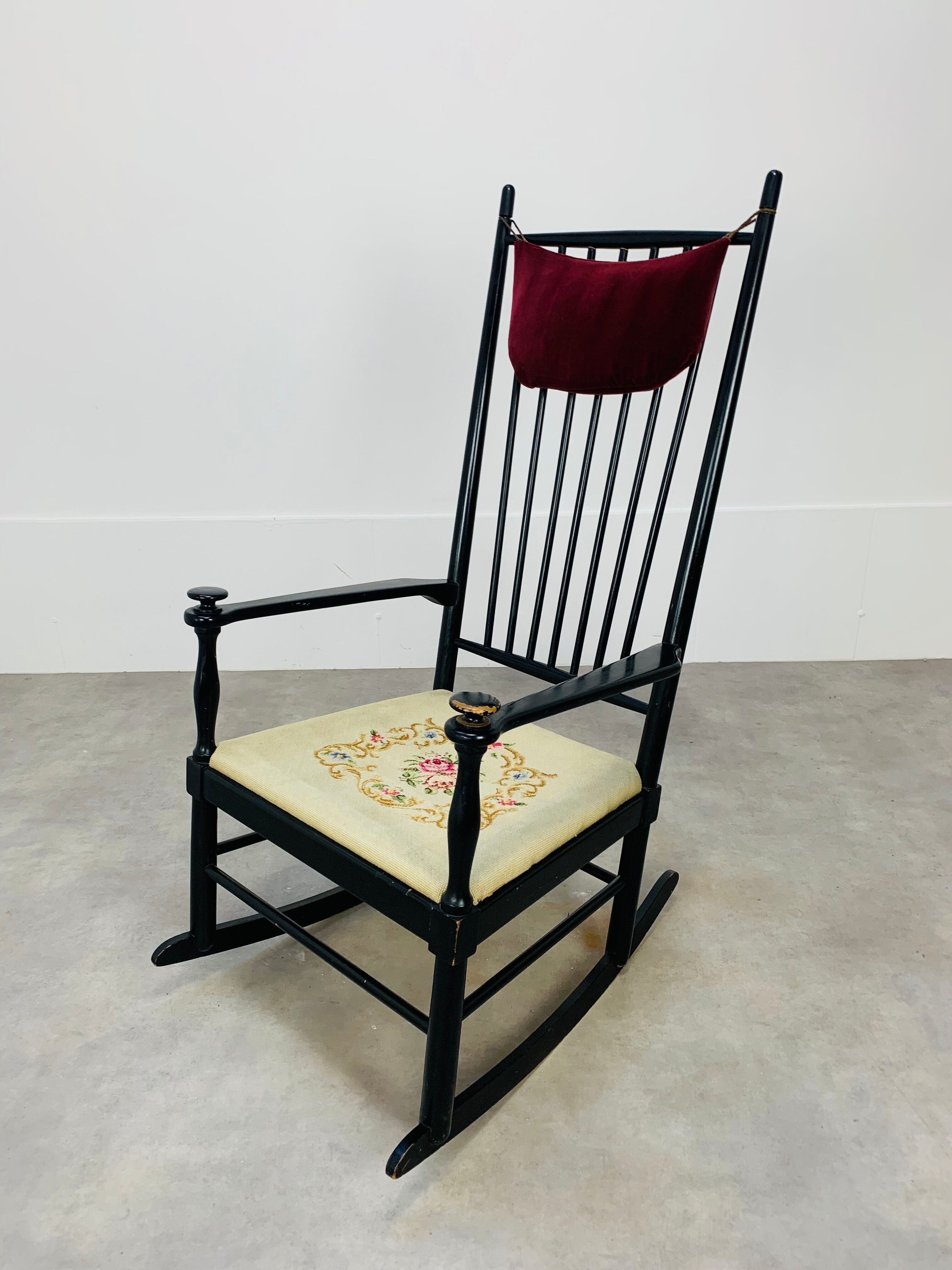Rocking chair art and craft vintage