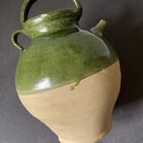 Green terracotta jar