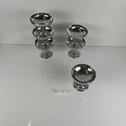 Set of 6 metal ice cream bowls, 1970 - Model A