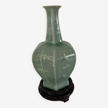 Celadon vase Asia