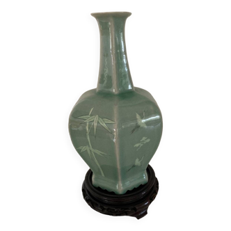 Celadon vase Asia