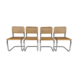 4 dining chairs by Marcel Breuer, italy, 1970