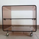 Table basse en Plexiglas Michel Dumas années 70