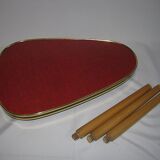 Table d'appoint trépied du milieu du siècle, années 1970