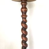 Side table in walnut turned 50s
