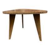Vintage Art Deco design 50s gueridon coffee table Scandinavian tripod base