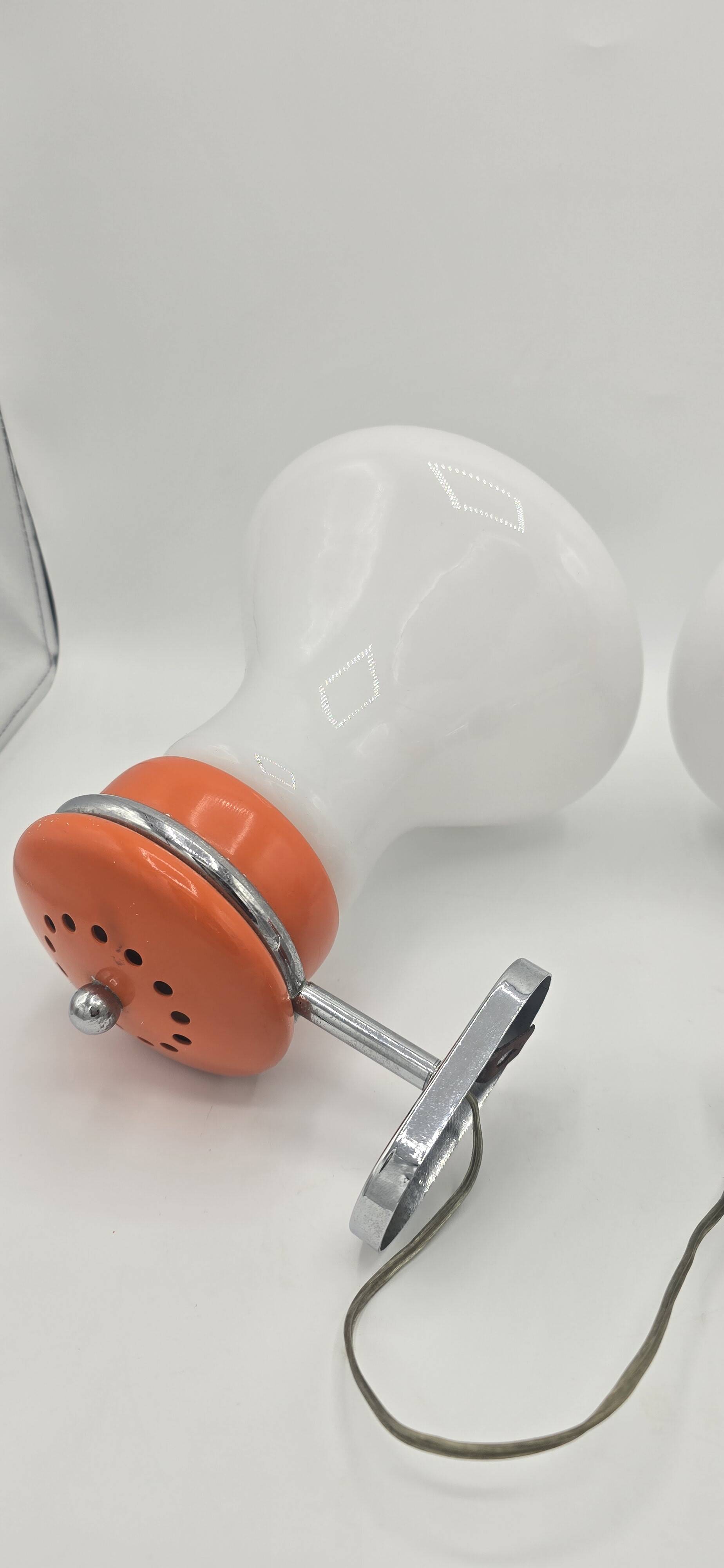 Pair of Space Age wall lights from the 70s in the style of Carlo Nason Guzzini.