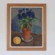 Swedish Oil on Panel – “Blue Flower and Citrus” attributed to Olax